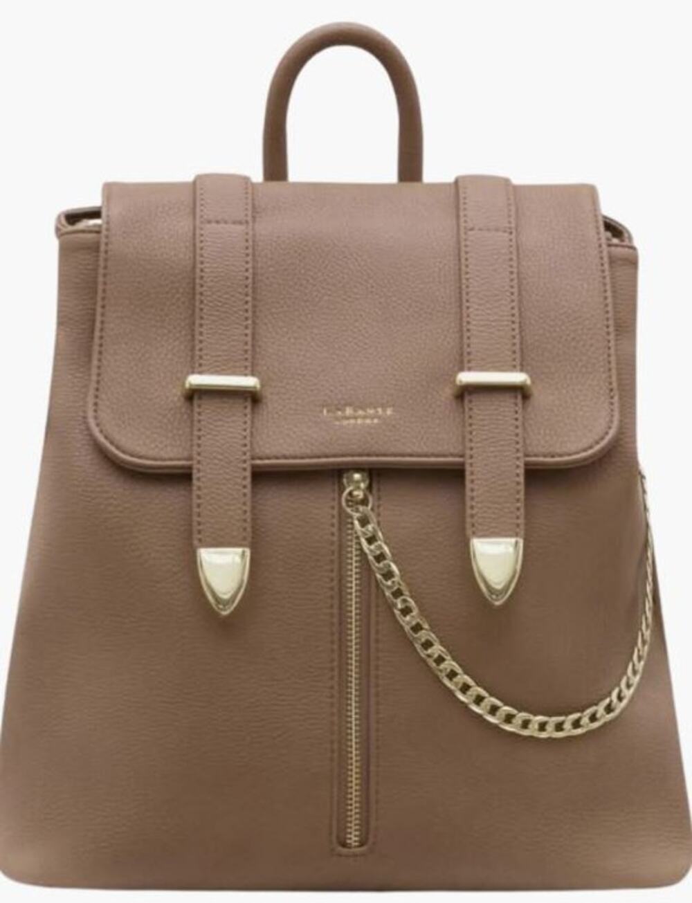 LaBante London Agnes Brown Vegan Backpack  NEW